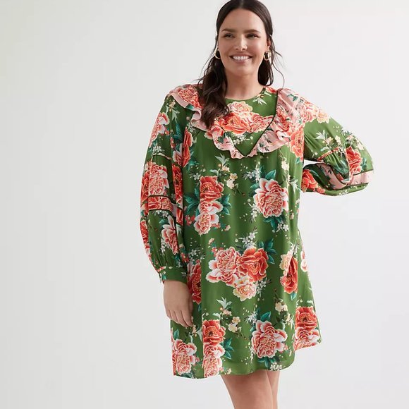 Farm Rio Elinor Tunic Dress - Picture 1 of 13